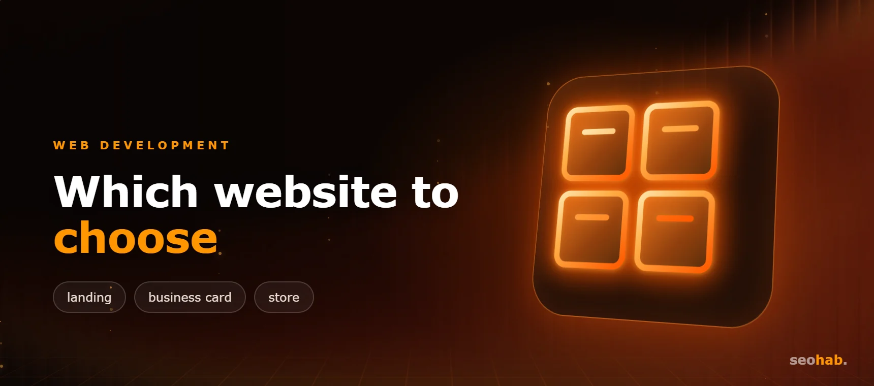 Landing Page, Business Card Website, Corporate Website or Online Store: How to Choose a Website Type
